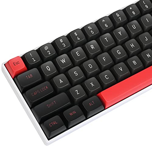 SOLIDEE Evil Dolch 160-Key CSA Profil Tastaturen PBT Key Cap Set mit 7U Leertaste für US/ISO Layout 60% 65% TKL Mechanische Tastaturen(Evil Dolch)