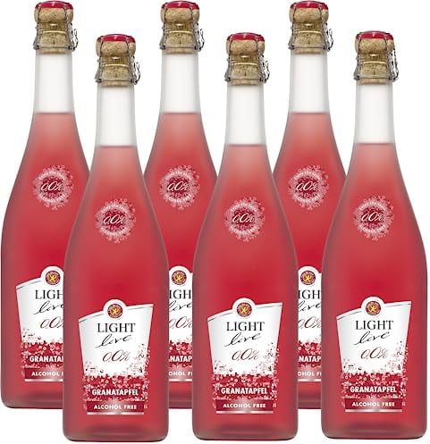 LIGHT live alkoholfrei 0,0% Sparkling Granatapfel (6 x 0,75 l)