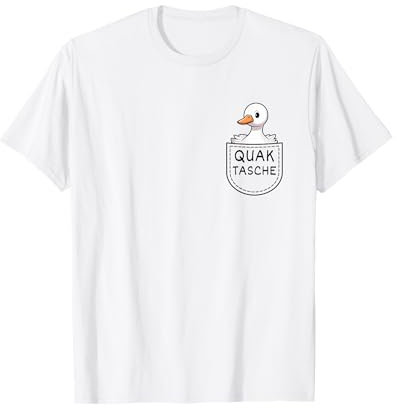 Quack Tasche Quak Ente Lustige Gänse Wortspiel Gans T-Shirt