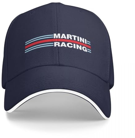 OAKITA Basecap Martini Racing Streifen hintergrundlose Baseballkappe Militärmütze Mann Wild Ball Hut Icon Ball Cap Hüte für Frauen Männer