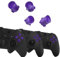eXtremeRate ABXY Tasten für Xbox Elite Controller Serie 2 Core, Elite Serie 1 Ersatzteile, zweifarbige Aktionstasten für Xbox Series X/S, für Xbox One S/X Controller-Clear & Purple