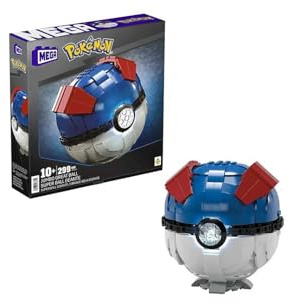 Mattel Pokémon Bauset Jumbo Great Ball - Mega Construx Spielzeug