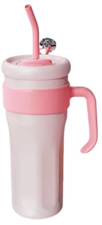 Auto Thermobecher für Suzuki Alto 2009-2014, Kaffeebecher to Go Doppelwandiger Edelstahl Vakuum Isolierbecher Tragbare Autobecher Becher Tumbler Reisebecher Zubehör,Pink