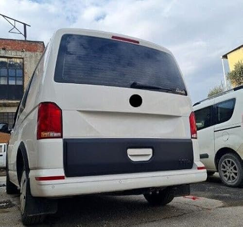 ONEWAY AUTO ACCESSORIES Protector de maletero compatible con VW Transporter T6 T6 1 2015 a 2021 negro mate negro