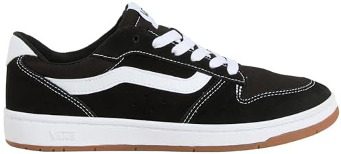 Vans Ryland LS, Zapatillas Hombre, Suede Canvas Black White 47 EU