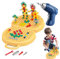 Creative Toddler Tool Set with Electric Drill & Puzzle Board | Kids Pretend Construction Toolbox | 2D/3D Puzzle Building Set | Educational Toy for Boys & Girls | Fun Role Play Tool Kit for Ages 3-12