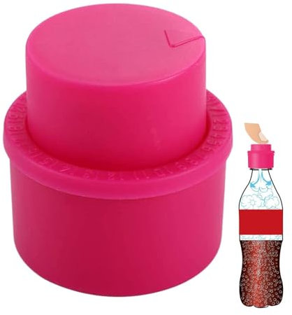 Geteawily Soda Pump Fizz Keeper - Soda Fizz Keeper - Reusable Beverage Bottle Covers Stoppers, Soda Can Lids Bottle Covers for Camping and Picnic