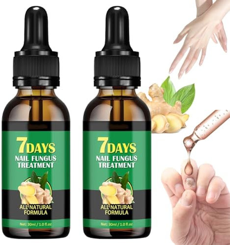 Beaurus 7 Day Nail Treatment, Bearus Nail Growth Serum Oil, Nail Strengthener for Damaged Nails, Nail Glue for Broken Nails, Cuticle Oil for Toe Nails for Your Nails a Natural Shine(2PCS)