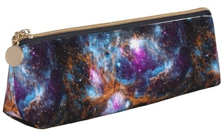 ADAhgu Universum Galaxy Weltraum-Druck, vielseitiger Einsatz, leicht, Federmäppchen mit Reißverschluss, Stiftaufbewahrung, Schule, Studenten
