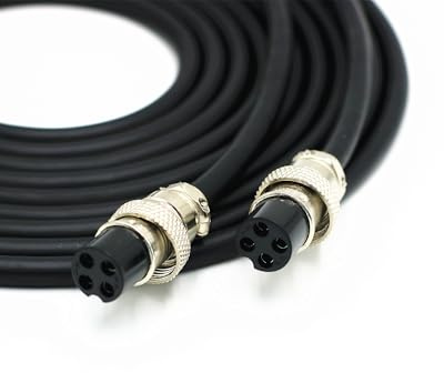 4-Core Primary-Secondary Speaker Link Cable for Klipsch The Fives/Sevens/Nines & HiVi-Swans D200/D300 | Master-Slave Audio Extension Wire | Shielded Lossless Hi-Fi Cable (2m/3m/5m/8m/10m) (16.4ft)