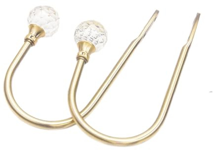 Pqahffowr E Metal U Shaped Shackles Window Accessories Curtain Holdback Wall Tie Backs Hooks Hanger Home Parts