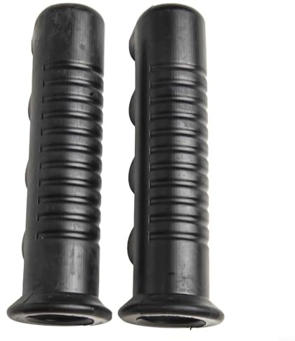 Pumixiy Rutschfeste Schubkarren-Handgriffe, 2 Stück, Ersatzgriffe für Schubkarren mit Gummigriff für Gartenwagen und Materialtransportwagen, 30 mm (110 x 20 mm)
