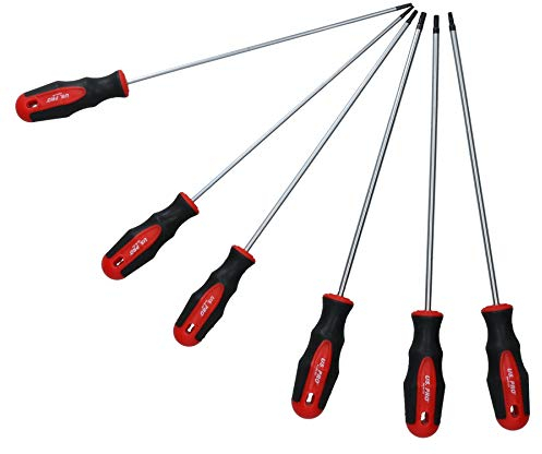 6PC Spiel schraubenzieher Torx T10 langen - T30 von U.S.Pro Tools AT387
