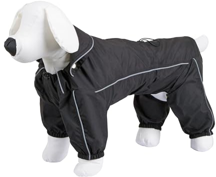 Kerbl Pet Regenmantel Manchester, schwarz, 40cm