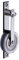 jarolift Enrollador Estándar de Cinta de Persianas Enrollables de Longitud 11 m y de Ancho 23 mm, para Atornillar, en Acero Niquelado Brillante