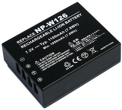 PowerSmart 7.2V Li-ion 1100mAh Akku NP-W126 für Fujifilm FinePix HS30, HS30EXR, HS33EXR, HS35EXR,HS50EXR, X-A1, X-E1, X-E2, X-M1, X-Pro1, X-T1, X-T10