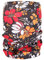 Alsino Multifunktionstuch Schlauchtuch Halstuch Multischal Multiscarf, Variante wählen:MF-157 Blumen schwarz rot