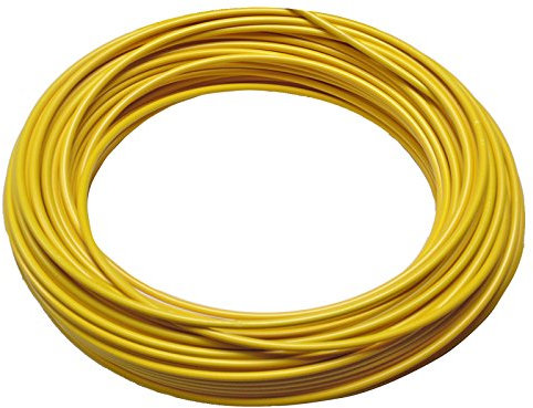 Guaina GIALLO Teflon 5mm Filo Freno Bici MTB - CITY BIKE - GRAZIELLA - OLANDA 1 Metro
