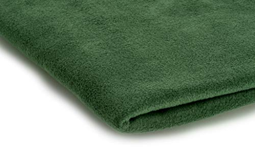 Polar Antipilling Fleece Stoffe 200 g / m² von allerbester Qualität erhältlich in 50 Farben 50 x 155 cm (Nr 43 Waldgrün)