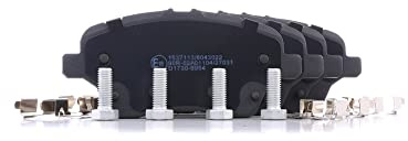 RIDEX 402B0624 Set d'assale Kit pastiglie freni Anteriore Compatibilità con FORD Fiesta Mk6 Hatchback JA8, JR8