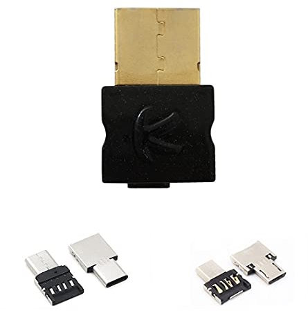 KOKKIA USB_Splitter (Includes Type C and Micro-USB Adapters) : DIGITAL Bluetooth USB Splitter Transmitter for Windows/Apple Mac Laptops/PCs/Desktops, Android Smartphones/Tablets/etc. Works well wire