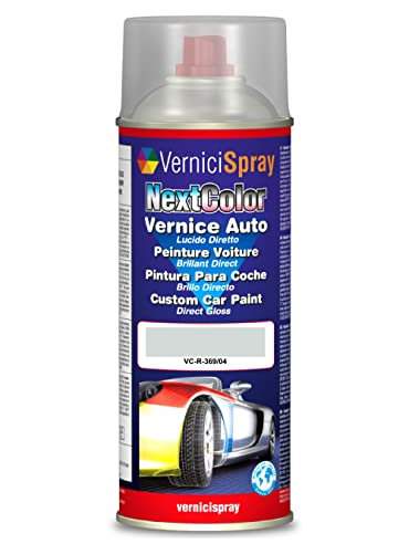 Bombe Peinture Voiture couleur compatible avec RENAULT CLIO 369/04 BLANC GLACIER - Bombe de peinture dans Couleur originale du constructeur, 400 ml