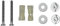 Handyfix Universal Nylon Top and Bottom Toilet Seat Fixings