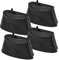 YunSCM 4-PCS 20x4 Verdickung Fatbike Schläuche 20x4.0 102-406 E Bike Reifen Schlauche 20 Zoll Kompatibel 20x3.50-4.0 MTB/Rennrad Fahrrad Schläuche 20x3.5 20 x 4.0 | AV32mm Schrader Ventil