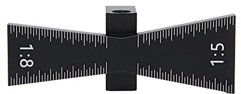 Fafeicy Dovetail Marking Gauge, Aluminium, 1:5 and 1:8 | Precision Woodworking Scriber, Laser Engraved Scale with Adjustable Crossbar, for Joiners and Carpenters