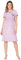 e.Femme® Camicia da Notte da Donna 807 in 50% Cotone e 50% Modal, Rosa Antico, 44