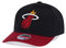 Mitchell & Ness Miami Heat Team Two Tone Red Line Solid Flex Snapback Cap