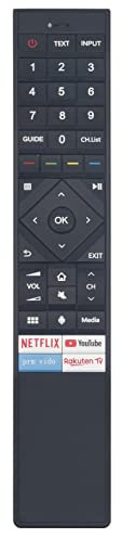 VINABTY ERF3A72 Telecomando Vocale di Sostituito Adatto Per Hisense TV 50U7QFTUK 55U7QFTUK 65U7QFTUK ERF3B72H 50U71QF 50U72QF 55U71QF 65U71QF 65U72QF 50A690FEVS 55A690FEVS 65U7QFUK 65U7QF 55U7QF