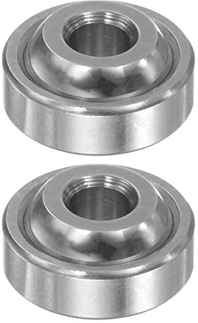 sourcing map 2Stk GEG5C Sphärisch Schlicht Lager 5mmx16mmx9mm Versiegelt Sphärisch Radiales Kugellager