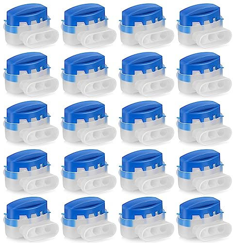 20 Stück Kabelverbinder wasserdicht, Kabelverbinder für Mähroboter, Begrenzungskabel verbinder, Verbinder rasenroboter kabel, Mähroboter kabelverbinder, für Begrenzungskabel Reparaturset Kabelenden