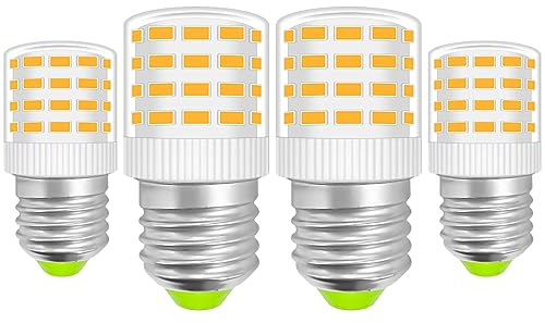 TZHILAN LED Mais Glühbirnen E27 5W Energiesparlampe 650LM Ersatz 50W 60W Halogenlampe Kleine LED Klar Hell AC100-265V für Dekorative Heimbeleuchtung, Warmweiß 3000K Nicht Dimmbar, 4er-Pack[MEHRWEG]