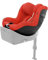 CYBEX Gold Kinder-Autositz Sirona G i-Size Plus, Ohne Base, Ab ca. 3 Monaten bis 4 Jahre, Max. 19 kg, 61 - 105 cm (Ab Geburt / 40 cm mit Neugeboreneneinlage), Hibiscus Red