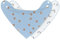 LÄSSIG Baby Lätzchen Halstuch Dreieckstücher Set 2 Stk. Bio-Baumwolle Druckknopf wendbar/Baby Bandana Happy Rascals Smile