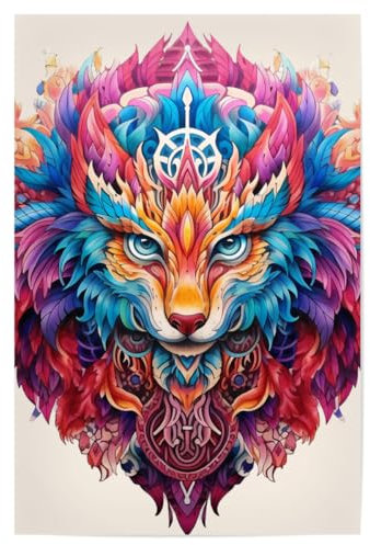 artboxONE Poster 45x30 cm Tiere Mandala - Mystisch - Avalon - Bild Mandala buddhistisch dekor