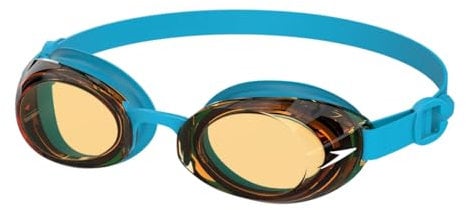 Speedo Jet 2.0 Lunettes de plongée pour Mixte Enfant, Azure Blue/Parrot, One Size
