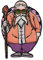 Comercial Mercera, Aufnäher Patches, Dragonball Z, Kame Sennin - Charakter, Aufnäher Ideal für Mützen, Jacken, T-Shirts oder Schultaschen, 100% Polyester, 6x8 Zentimeter