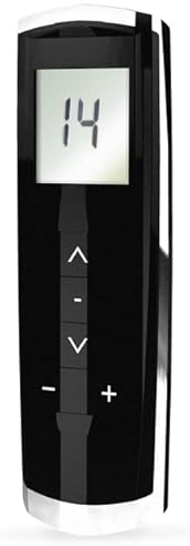 Mando Motorline de 15 canales (Rolling Code) con soporte incluido, para persianas y cortinas – motores tubulares – con cromado y elegante control remoto de automatismos.