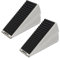 Strongest Large Door Stopper 2PCS, Heavy Duty Door Stop Wedge Tall Door Stoppers for Bottom of Door, High Adjustable Spring Loaded Stainless Steel+Rubber Door Stop Suits Any Heavy Door (2PCS Silver)