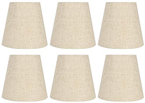 Nordischer Minimalistischer Lampenschirm, 6 Stück, Stoff-Innenmembran, für Kristall-Kronleuchter und Wandlampen