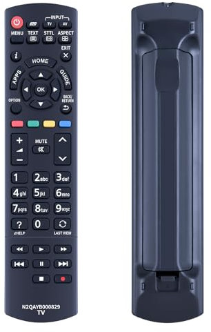 GOUYESHO N2QAYB000829 Telecomando di ricambio per Panasonic Quattro TV TX-48AS640E TX-48ASR650 TX-48AX630E TX-48AXW634 TX-60ASR650 TX-60ASW654 TX-L42ET60Y TX-P50ST60Y TX-L42ET60E
