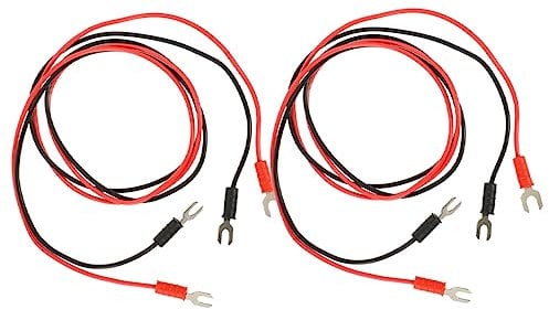 WHAMVOX 4pcs Insulated Copper Test Leads for Phonograph Turntables Durable Ground Wire for Humming Noise Elimination for Home and Professional Use