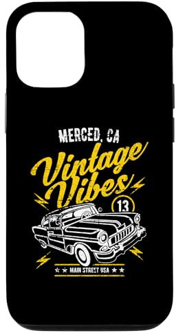 Hülle für iPhone 15 Pro Merced CA USA Vintage Vibes Oldtimer Used-Look