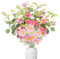 Zythrem Künstliche Blumensträuße Kunstblume Rosa Chrysanthemum Kunstblumen Dekoration Kunstblumenstrauß Plastik Blumen für Garten Party Hochzeits Haus Tischdeko(6 Stück)
