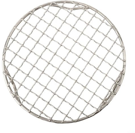 Estante de enfriamiento redondo, 201 estantes de horno de alambre de acero inoxidable, accesorios para freidora de aire, para enfriar hornear, cocinar al vapor y asar (15 cm)