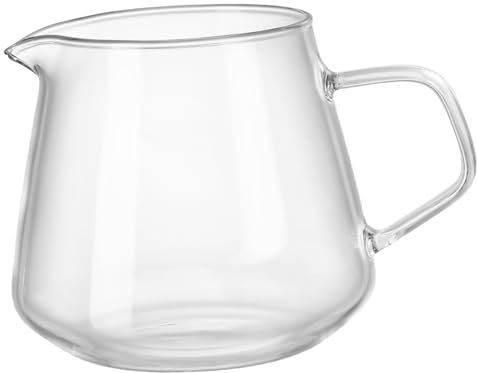 ULTECHNOVO 1 Pz Caffettiera Teiera Facile Pulito Bollitore Per Il Caffè Forniture Per La Casa Puoi Pentola Borosilicato Bicchiere Transparent