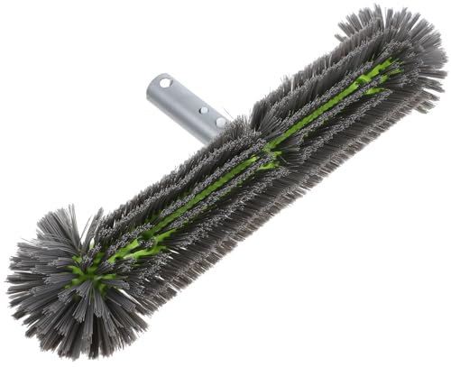Outanaya Brosse De Piscine pour Parois Et Sols Brosse - Et Caoutchouc Convient à Piscines Béton Et Carrelage Poignée Ergonomique Nettoyeur Manuel